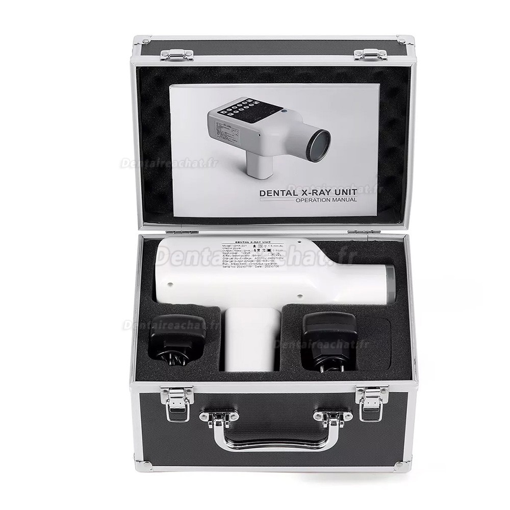 Appareil d'imagerie radiographique dentaire portable, appareil de radiographie numérique haute fréquence RAY-221